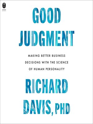cover image of Good Judgment